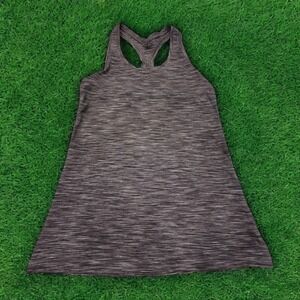 Lululemon Tank Top Womens Size Sm Black‎ White Stripe Racerback Yoga Gym Pilates